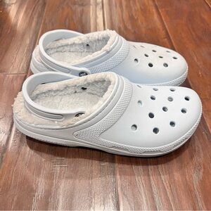 New with a flaw Crocs sandals with lining women’s 10 no box